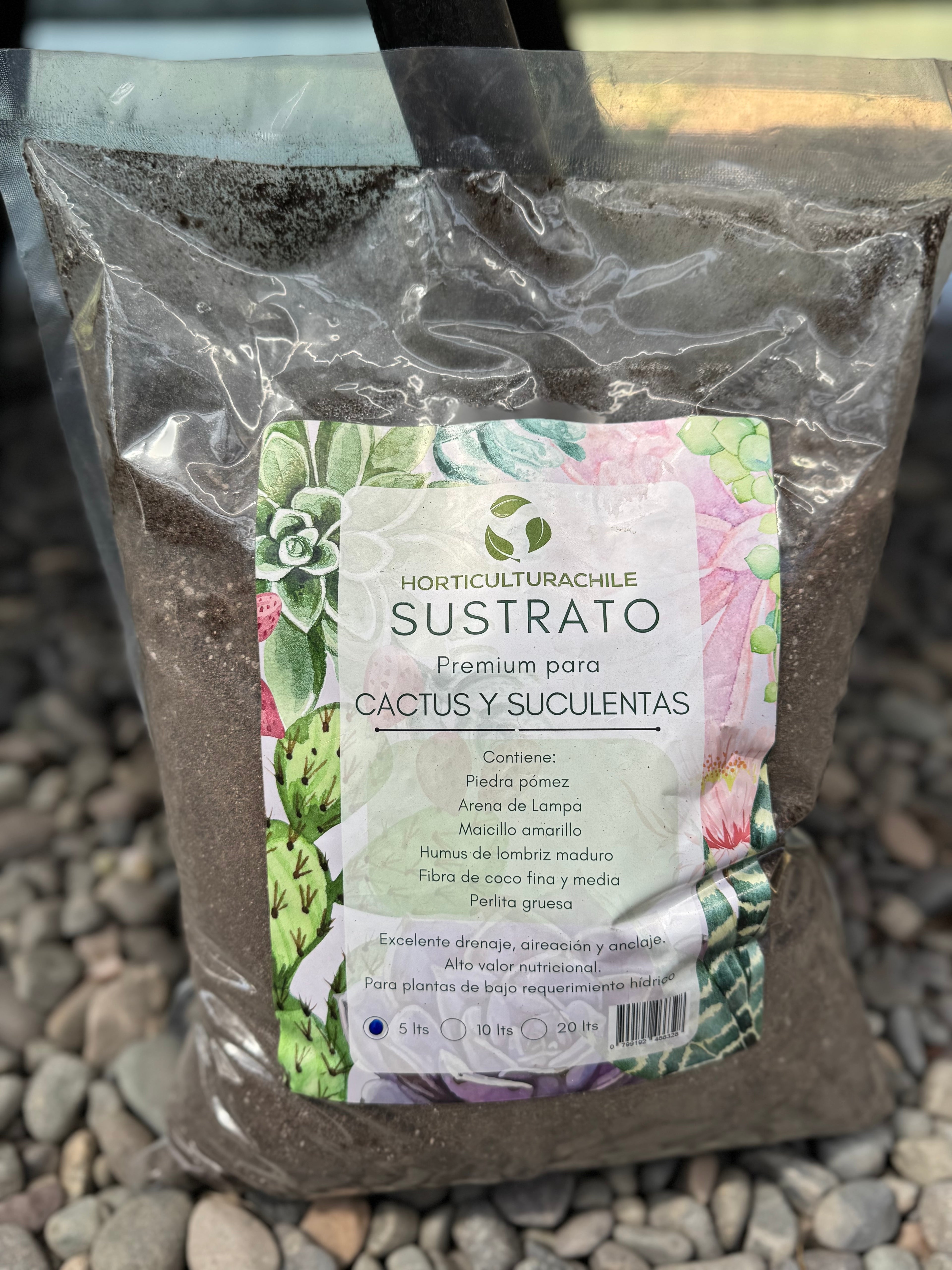 Sustrato cactus y suculentas premium